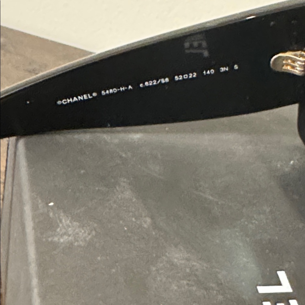 Rectangle Sunglasses Acetate Black & Pearl. Lense… - image 6